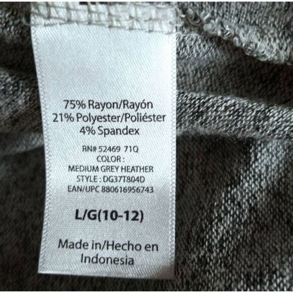 DANSKIN GRAY CARDIGAN SZ.L EUC. - Picture 5 of 6